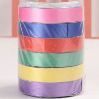 10 cm 20 cm 1000m grand rouleau ruban emballage cadeau PP solide métallique ruban en plastique pour cadeau noël fleur vacances décor