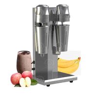 Mesin Pengocok Susu Multifungsi Komersial Stainless Steel Dua Kepala dengan Jaminan Kepuasan