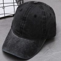 Casquette de baseball unisexe vintage en coton Oxford à 6 panneaux, réglable, style trucker, effet vieilli, teinte, motif léopard, fruits et lettres, vente en gros