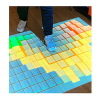 Système de projection de sol interactif multi-écrans jeux interactifs plancher interactif 3d
