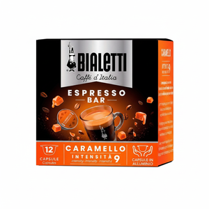 Set di 96 Capsule di Caffè Gourmet Bialetti Riutilizzabili in Metallo e Legno Aroma Caramello per Uso Professionale 0,34€/Capsula - Product Image 2