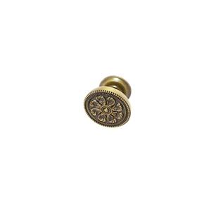 황동으로 성형 된 도어 서랍 캐비닛 용 다크 브라운 핸들 노브 - Product Image 4