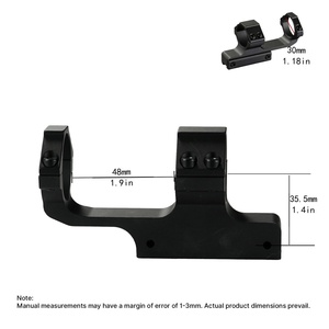 Support de lunette BANGBANG, montage cantilever 11 mm pour tube de 30 mm avec hauteur centrale de 1,4 pouces pour lunette compacte - Product Image 4