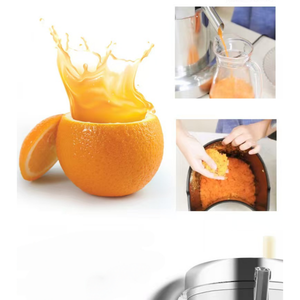 Machine de transformation des fruits et légumes industrielle, commerciale, portable, presse-agrumes, électrique, en acier inoxydable - Product Image 4