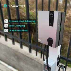 Thông minh năng lượng mặt trời EV xe sạc đống 22Kw 32A, wallbox năng động tải cân bằng ocpp EV sạc loại 2