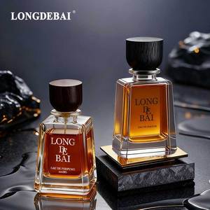 Tùy Chỉnh Nặng Dưới Độc Đáo Rỗng Nước Hoa Phun Chai 30Ml 50Ml 100Ml Sang Trọng Uốn Rõ Ràng Chai Nước Hoa Thủy Tinh Với Nắp Gỗ - Product Image 5