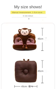 Canapé-<span class=keywords><strong>lit</strong></span> en peluche pour bébé, sans rembourrage, pour enfants, fauteuil de sécurité pour bébé, idéal pour le shopping en ligne - Product Image 5