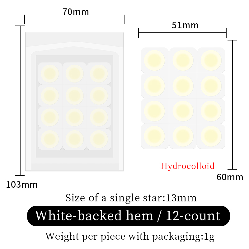 Transparent(12 Patches)