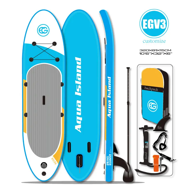 Placa de remo inflável de placa de surf, de alta qualidade, toda a placa de surf inflável, pronto para enviar conjunto completo barato para atacado