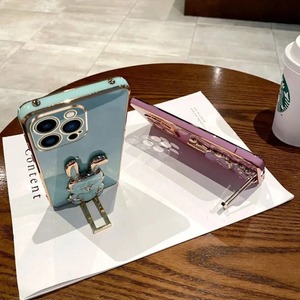 <strong>Case</strong> <strong>for</strong> Samsung <strong>Galaxy</strong> A16 Cute <strong>Rabbit</strong> Bracket Plating Phone Holder A06 A15 A25 A35 A55 A05 A05S A14 A24 A34 A54 4G 5G Cover - Product Image 2