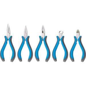 Jeu de pinces Fervi 3 en acier au chrome vanadium à mâchoires lisses de qualité industrielle pour la réparation électronique - Product Image 1