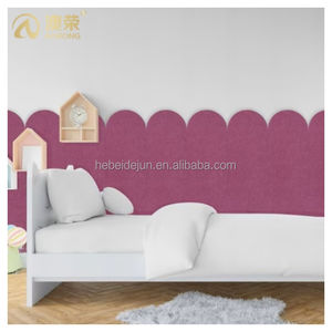 <span class=keywords><strong>Paneles</strong></span> Acústicos Decorativos de Fieltro No Tejido Personalizados de 9 mm <span class=keywords><strong>para</strong></span> Dormitorio Infantil, Lindos y Encantadores, que Evitan Colisiones - Product Image 4