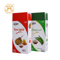 Boîtes en Papier Personnalisées Imprimées pour Emballage de Farine de Manioc Instantanée, Poudre de Blé, Poudre pour Petit-Déjeuner – Formats 300g et 500g