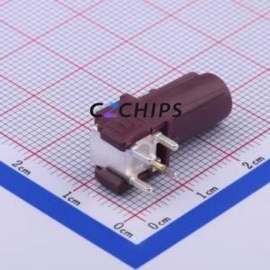 KH-FAK-K509-B RF Coaxial Connector Through hole Component (THT) Connector Board-to-Board 1 6GHz FAKRA - Product Image 2