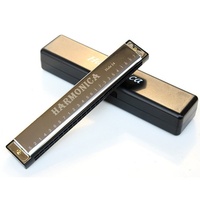 Factory Direct Professional 24 Hole C Key Single Tone Harmonica Multiple Colors