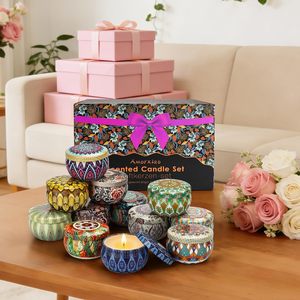 Bougie artisanale créative pour les fêtes, à combustion longue durée, en cire <span class=keywords><strong>de</strong></span> soja, parfum durable, cadeau romantique pour mariage - Product Image 6