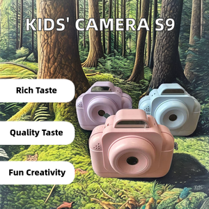 Printcamera Portable Dual Camera S9 Mini <strong>Printer</strong> 200DPl 2.4" Instant Digital Camera <strong>for</strong> Kids 3 Rolls Paper Cartoon Toy MicroSD Media MOS <strong>Polaroid</strong> Camera Instant - Product Image 2