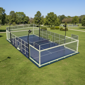Suministro de Fábrica para 4 Conjuntos de Canchas de Pádel Profesionales Galvanizadas en Caliente, Garantía de Más de 10 Años, Doradas - Product Image 5