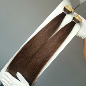 ผมต่อแบบเทปสีน้ำตาล 100% ผมแท้ คุณภาพระดับพรีเมียม เทปติดผมแบบซ่อนเร้น ผมสองชั้น เรียงเกล็ดผมอย่างเป็นระเบียบ - Product Image 6