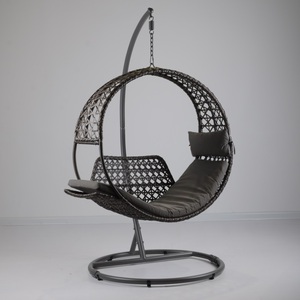 Chaise suspendue double pour le jardin et le patio avec support Fauteuil à œufs suspendu pour le balcon et le jardin - Product Image 5