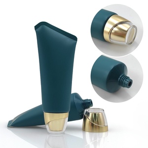 Envase Cosmético de 80g 100g 200g, Tubo Flexible de Aluminio y Plástico Verde, Tubos de Envase para Gel de Ducha, Tubo Flexible para Loción - Product Image 2