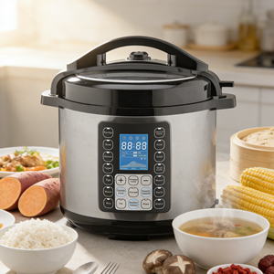 Electric Pressure Cooker Multi Function Stainless Steel 10L Low Moq Small <b>Large</b> Size Cooker for Household KC04008 - Product Image 1