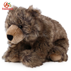 ICTI Vente en gros Ours polaire en peluche de 35 cm Jouet en peluche en coton PP pour enfants - Product Image 2