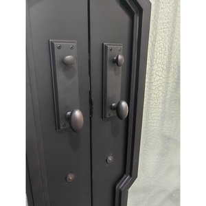 Peau de portes patio en fer forgé de haute qualité personnalisée à prix d'usine - Product Image 1