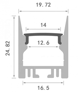 Bande led suspendue linéaire, extrusion de canal <span class=keywords><strong>alu</strong></span> avec couvercle de diffuseur PC, <span class=keywords><strong>profil</strong></span> led en aluminium, vente d'usine - Product Image 5