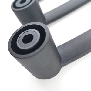 Nylon Door Handles 93.4 117 132 Hole Spacing Bow Shape Industrial Use - Product Image 1