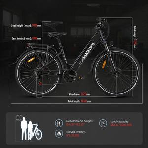 OEM SAMEBIKE Vélo de montagne électrique <span class=keywords><strong>hybride</strong></span> 500D <span class=keywords><strong>26</strong></span> <span class=keywords><strong>pouces</strong></span> pour <span class=keywords><strong>femme</strong></span>, vélo de ville à batterie lithium 36V intégré pour les déplacements - Product Image 3