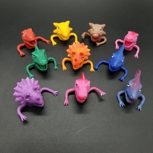 Wholesale Vending Capsule Toys for Kids TPR Soft Animal <b>Rubber</b> <b>Plastic</b> Dinosaur Monster Finger Puppet Unisex Boys Girls JO Brand - Product Image 3