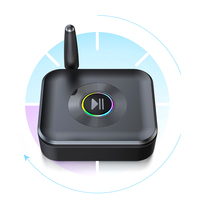 Receptor de Audio BT 5.4, Reproductor de Tarjetas TF, Adaptador de Audio Inalámbrico AUX de 3.5 mm, Micrófono Incorporado, Llamadas con Manos Libres para Altavoces de Coche, Estéreo Doméstico