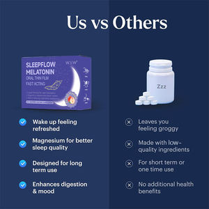 Tiras de disolución oral para dormir con soporte inmunológico Sabor personalizado Vitaminas y suplementos para adultos - Product Image 5