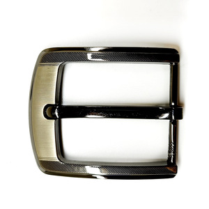 Fábrica acepta logotipo personalizado marca de acero inoxidable barra Central Pin hebilla de cinturón hombres hebilla de cinturón para cinturón de cuero - Product Image 1