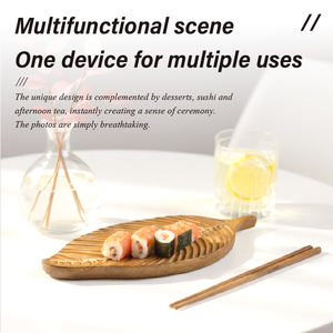 WDF 3 طبقات bindejas De Madera كعكة خشبية مكسرات صينية فطور calet - Product Image 4