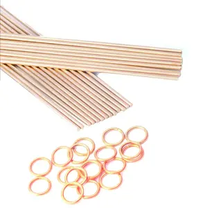 High Quality soldadura de cobre Copper Phosphorus Brazing Welding Rings Copper Blazing Rods For Air Conditioner