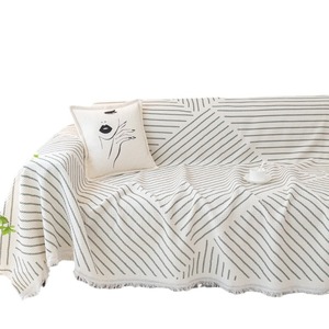 Crema Breeze panno divano quattro stagioni pacchetto generale per tutti gli usi pad universale semplice moderno divano asciugamano copridivano - Product Image 3