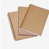 Cahier à spirales avec couverture en papier personnalisée OEM pour étudiants et bureaux