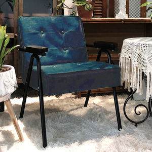 प्राचीन वाणिज्यिक बिस्टरो कैफे रेस्तरां फर्नीचर चमड़े की सीट गुच्छेदार सोफा भोज - Product Image 6