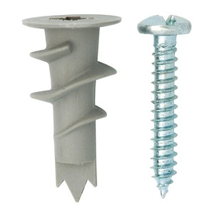 M4 2 Steel <b>Galvanized</b> Self Drilling Concrete Anchors Self Tapping Bolt <b>Screws</b> 5,000 lb Shear Strength Hollow Wall Mounting - Product Image 2