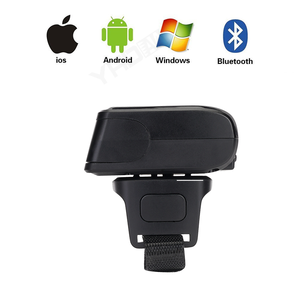 Yhdaa mini xách tay Wearable Đầu đọc mã vạch 1D 2D không dây Bluetooth ngón tay máy quét mã vạch cho bệnh viện kho - Product Image 3