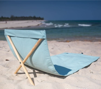 Fauteuil de plage pliable en bois tenue de soleil, offre spéciale, soleil