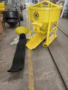 Bac à béton suspendu avec structure compacte, <span class=keywords><strong>seau</strong></span> à béton pour chariot élévateur, bac à béton, bac à béton - Product Image 6