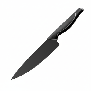 Couteau de chef en métal 3cr13 de haute qualité avec lame tranchante de rasoir de 17 cm pour la viande et le tranchage Ligne de vague de style design industriel - Product Image 2