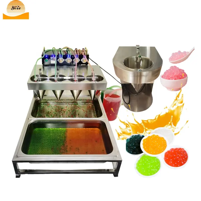 Automatic Small Bubble Tea Equipment Single Head model Popping Boba Making Machine Mini Boba Molding Maker