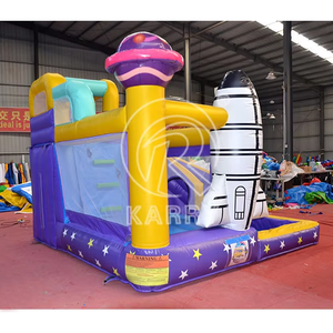 ปราสาทเป่าลมสำหรับเด็กวัสดุพีวีซีใช้ในสนาม - Product Image 5