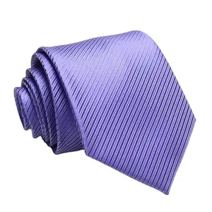 Men Necktie Ties Solid Stripe Pattern MenのTie