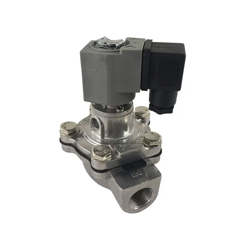 CA15T CA20T CA25T Threaded Right Angle Solenoid valve Pulse Jet Valve For Bag house Dust Collector Diaphragm valve