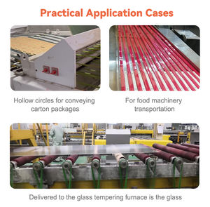 कन्वेयर और पैकेजिंग उपकरण के लिए ओम की आपूर्ति लागत प्रभावी क्वांटुंपल पॉलीयूरेथेन बेल्ट की आपूर्ति - Product Image 4